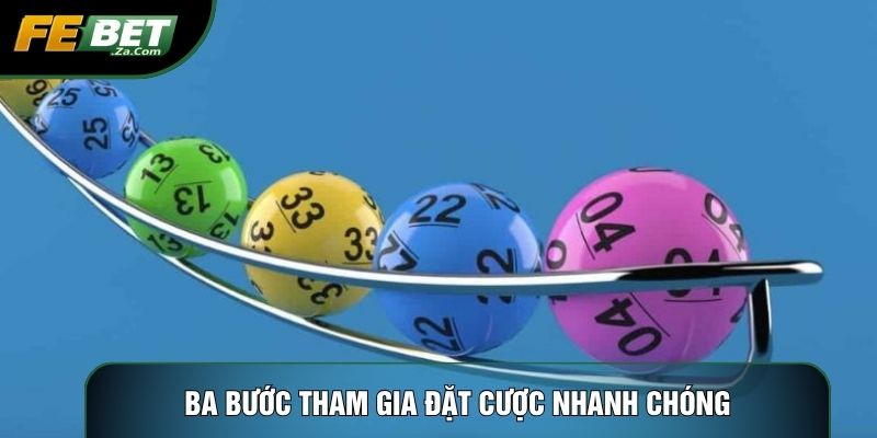 Ba bước tham gia đặt cược nhanh chóng