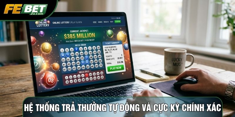 Hệ thống trả thưởng tự động và cực kỳ chính xác