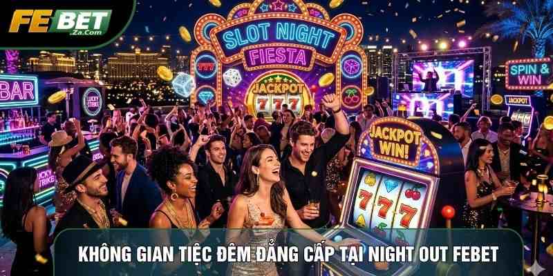 Không gian tiệc đêm đẳng cấp tại Night Out Febet