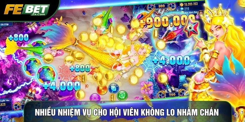 Nhiều nhiệm vụ cho hội viên không lo nhàm chán
