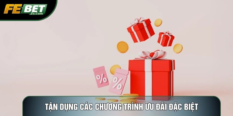 Tận dụng các chương trình ưu đãi đặc biệt